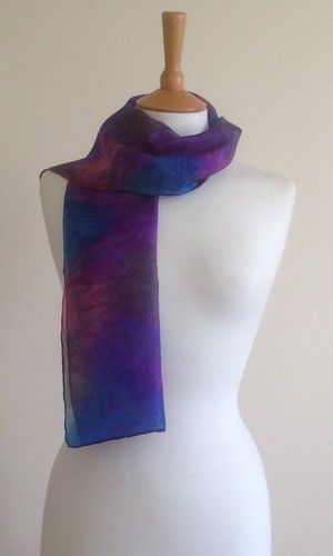 Sweetpea - Fuchsia, violet, limoges blue and grey