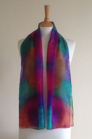 Tropicana - Fuchsia, purple, orange and jade