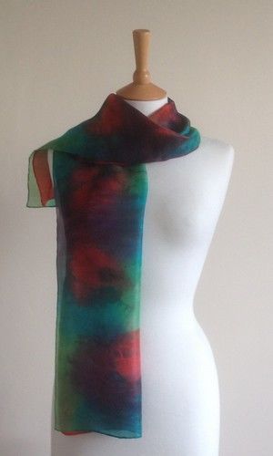 Woodland - brown, leaf green, peach and jade