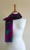 Caribbean - Fuchsia pink, purple, jade, olive