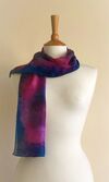 Sweet Pea 1 - Rose pink, mauve, blue, dark grey