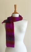 Toffee - Fuchsia pink, brown, cognac, grey