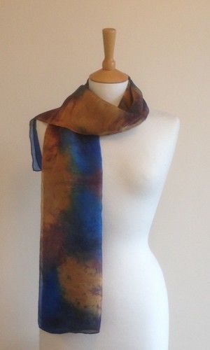 Fellside - Limoges blue, orange, navy and brown
