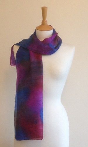Hedgerow - Plum, purple, royal blue and brown