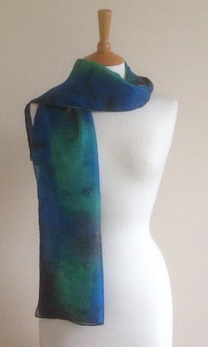 River - Royal blue, leaf green, navy, grey