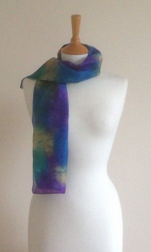 Summer Garden - Royal blue, purple, gold, dark green