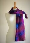 "Hedgerow" - plum, purple, royal blue and brown