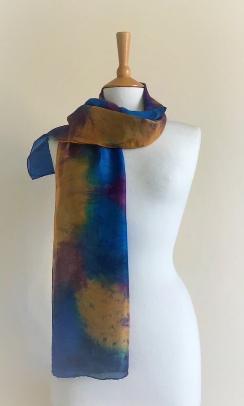 Fellside - Limoges blue, orange, navy, brown