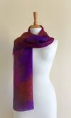 Toffee - Fuchsia pink, purple, brown, cognac