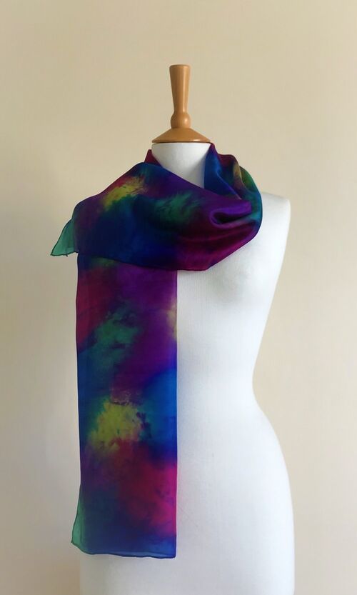 Tutti Frutti - Fuchsia pink, violet, blue, green, yellow