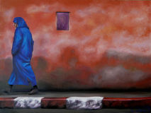 Wet Pavement, Essaouira SOLD