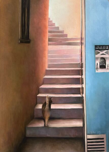 And The Cat Crept In II, 2025 SOLD