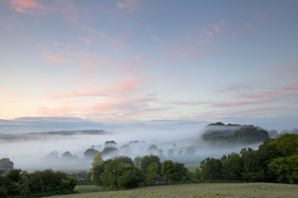 Evening Mist, Sutton Mandeville