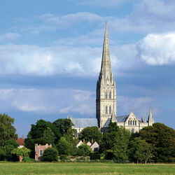 Salisbury Cathedral from the Town Path