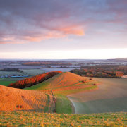 Early morning light, Cley Hill, Warminster Wiltshire.