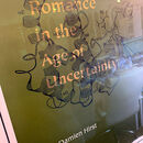 'Romance in the Age of Uncertainty'