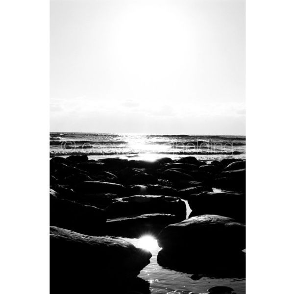 'Sunset at Charmouth' - portrait (PIC050)