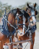 'Black Collar Workers' Pastel on Paper SOLD