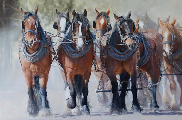 'Barellan Dust' Pastel on Paper