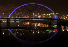Finnieston night reflections 0010
