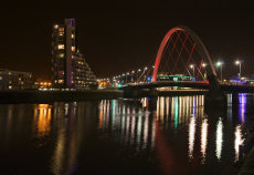Finnieston night reflections 0032