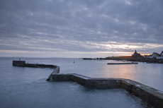 St Monans breakwater sunset0052