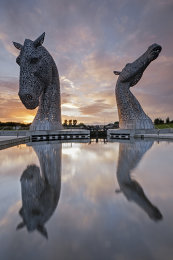 Kelpies sunset0148