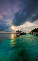 Gold & Blue Sunset