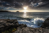 Autumn Gull Rock Sunburst