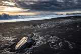 Black Beach Ice