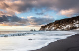Black Sand Beach Vista