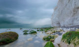 At the foot of Beachy Head cliffs