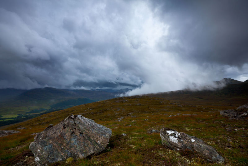 Cloud on the mountains