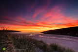 Crantock Dunes Burning Sky - rev