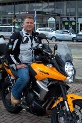 Darren Gough, Cricketer. Client: Kawasaki Motors UK