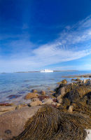 The Scillonian ferry rounds Bar Point