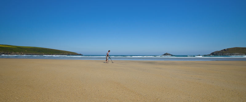 'Wandering' on Crantock Beach - Client: Joan Allen Electronics