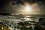 Holywell Bay, Storm Ophelia - rev