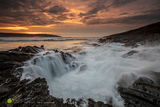 Ledge Cascade - Autumn Sundown - rev