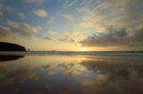 Sandwood Sunset Reflection