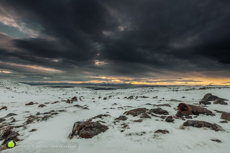 Snow Clouds Over The Cuillins