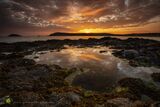 Summer Dawn Reflection II - Crantock