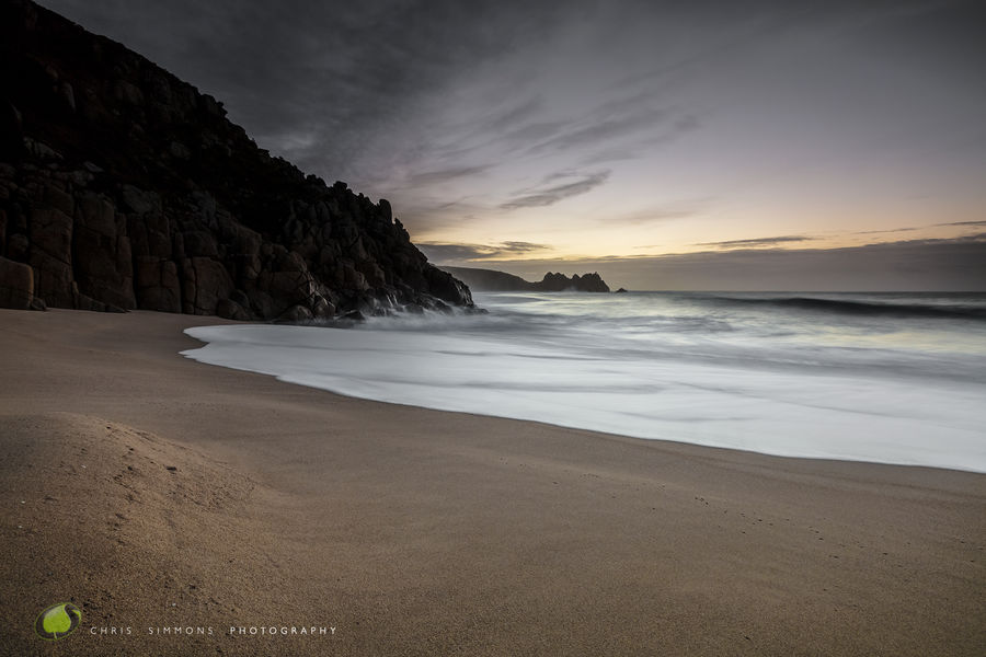 Winter Tides, Porthcurno - rev