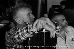 Barney Bowes and Pat Todd, at the Belgard Inn