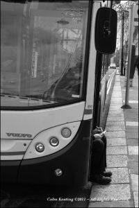 Come out from behind that bus, I recognise your feet!