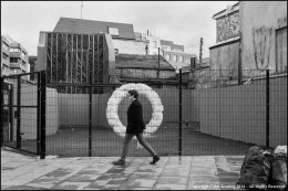 Walking down Richmond Street South, Dublin.