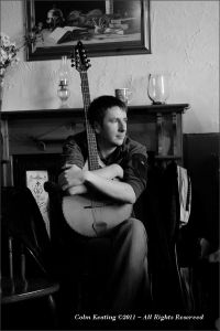 Daoiri Farrell - resting between songs.