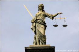 Scales of Justice - at Dublin Castle.