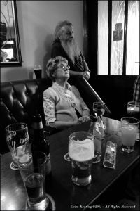 Patsy Lennon and Eddie McNamara, at Féile Frank McGann 2010