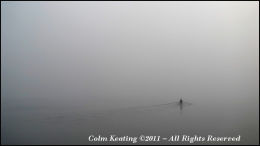 Sculling into the Fog.